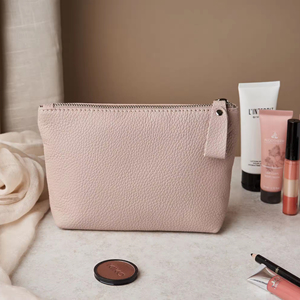 Portable en cuir spacieux articles de toilette sac cosmétique Double couche sac grande pochette pour femmes sac à main voyage maquillage sac LWCB-0053 - Product Image 2