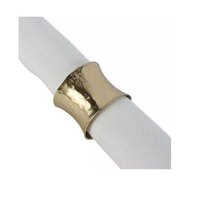 Soporte para servilletas de Metal chapado en oro, forma redonda, decoración Evnet, nuevo - Product Image 1
