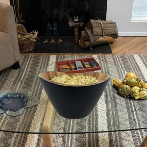 Ensaladera de Madera de Acacia con Servidores, Ensaladera de Madera, Ensaladera con Servidores, Tazón de Madera, Juego de Ensaladera, Ensaladera Grande - Product Image 3