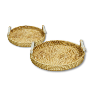 ถาดหวายมีสไตล์สำหรับเสิร์ฟจัดระเบียบและตกแต่งจากเวียดนามที่มีคุณภาพสูง - Product Image 1