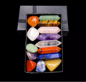 ชุดแท่งคริสตัลรูปหอคอยโอเบลิสก์หินธรรมชาติบำบัดสำหรับตกแต่งงานฝีมือคริสตัล - Product Image 5