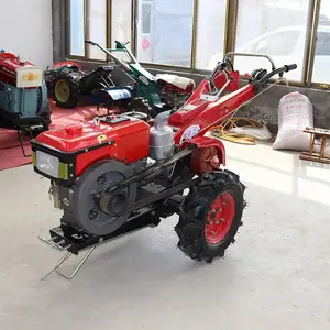 Efficient 15HP Two Wheel Farm Walking Tractor Mini Tractor For Agriculture machine for cheap price