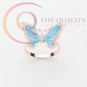 Ensemble d'anneaux de serviette en aluminium de qualité supérieure pour les tables de mariage, vaisselle décorative élégante et écologique pour les événements à domicile - Product Image 4