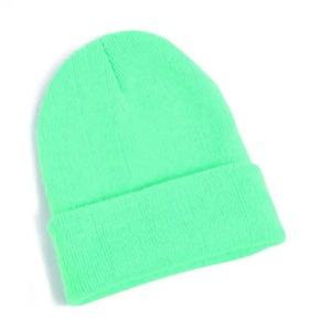 Nueva versión coreana de la gorra de punto con etiqueta de tela de copo de nieve Simple deportes al aire libre ocio cálido sombrero para hombres y mujeres - Product Image 3
