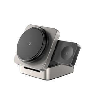 Estación de carga inalámbrica FoldTrack 3-en-1-Dorado - Product Image 2