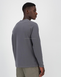 Suéter de Punto para Hombre, Cuello Redondo, Manga Larga, Color Gris, Corte Regular, Transpirable, Estilo Casual Otoñal 2026 - Product Image 2