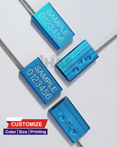 ซีลสายเคเบิลอุตสาหกรรมรักษาความปลอดภัยอลูมิเนียมอัลลอยด์ทนทานขนาด1.5มม. ออกแบบน้ำมันอย่างมีสไตล์สำหรับรถบรรทุกตู้คอนเทนเนอร์พลาสติกซีลแบบใหม่มีสไตล์ - Product Image 4