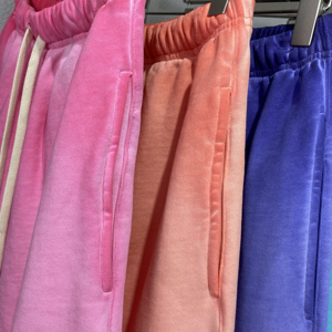 Short de plage gym 2025 avec logo personnalisé pour hommes High Street French Terry 430gsm Cotton Tie Dye Distressed Vintage Washed Lace Decoration - Product Image 2