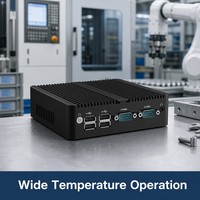 PC Mini Industri Tangguh untuk Otomatisasi Pabrik, Komputer Tertanam untuk Peralatan Produksi Otomatis