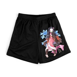 Shorts de sport en polyester spandex anti-rides pour hommes Shorts de basket-ball à cordon pour hommes Shorts en maille personnalisés - Product Image 3