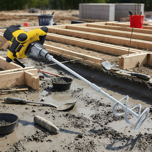 Vibrateur à béton électrique Stanley 1600W avec mélangeur à pales - Product Image 3