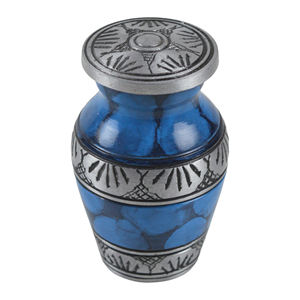 New 2025 Design Brass Metal Cremation Urn <b>for</b> Funeral Supplies <b>for</b> Adult <b>Ashes</b> <b>Keepsake</b> Urns Pet Urns Memory - Product Image 1