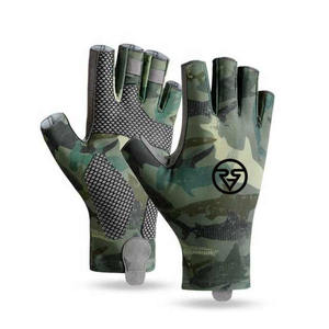 La mejor venta de guantes de pesca sublimados de alta calidad, diseño impermeable personalizado para hombres y mujeres - Product Image 4