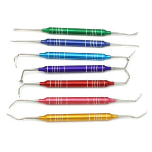 Ensemble de 7 pièces d'instruments chirurgicaux dentaires en acier inoxydable outil d'ascenseur de levage de sinus à Double extrémité pour implant - Product Image 4