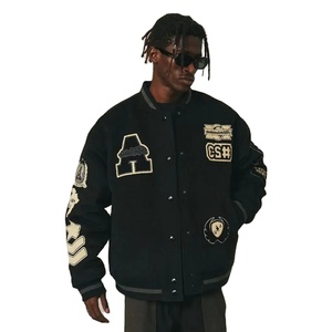 OEM College Style Letterman <b>Jacket</b> Custom Polyester Baseball Winter Logo Casual Uniform Custom Varsity for <b>Men</b> <b>Jacket</b> - Product Image 3