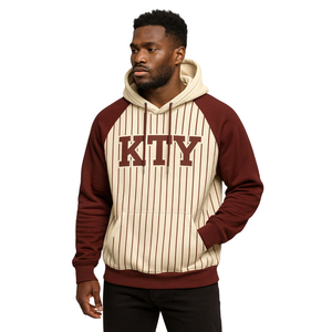 Kap เสื้อสวมหัวแบบสวมหัว, เสื้อมีฮู้ดแบบสวมหัวแขนเสื้อแร็กแลนผ้าคอตตอนผสมลายพี่น้องกรีกชุดดีเก้า hbcu - Product Image 1