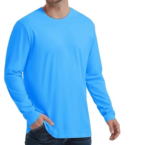 Camisetas de manga larga de Color blanco liso para mujer, transpirables de doble capa, superventas de algodón, transpirables, a la venta - Product Image 2