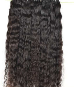 Extensions de cheveux vierges de qualité 100% naturelles, aspect naturel, ondulées, double trame, cheveux indiens Remy, styles de vagues profondes - Product Image 2