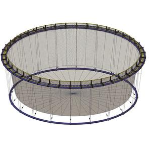 Cage flottante pour poissons de haute qualité AQT HDPE, type cage ronde pour pisciculture, diamètre de 10m à 50m et profondeur de 6 mètres - Product Image 2