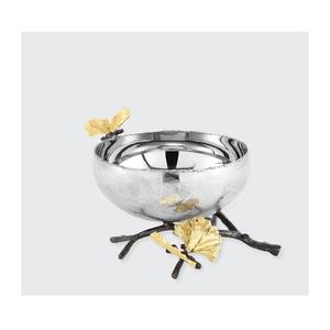 Cuencos decorativos de lujo de Metal personalizados de alta calidad, acabado plateado, soporte de hoja dorada, producto al por mayor más vendido pulido - Product Image 4