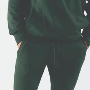 Streetwear personnalisé éponge française pantalons de survêtement empilés pour dames pantalons de survêtement évasés en coton hommes pantalons de survêtement baggy à jambes larges surdimensionnés - Product Image 6