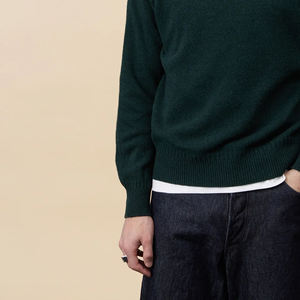 Camisetas de Cuello Alto para Hombre, de Spandex/Poliéster/Algodón, Corte Regular, Lisas, Transpirables, Diseño de Verano, Impresión Personalizada, Ecológicas - Product Image 6