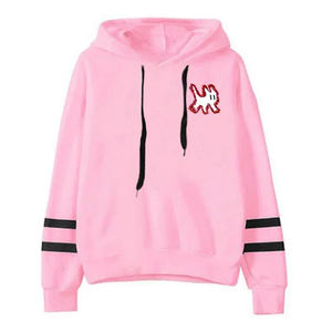 เสื้อฮู้ดโอเวอร์ไซส์ผ้าฝ้าย100% พรีเมี่ยมใส่ได้ทั้งชายและหญิงมีสไตล์โลโก้สีพื้นสวมใส่ในชีวิตประจำวันแบบถักดีไซน์ในฤดูใบไม้ร่วง - Product Image 2