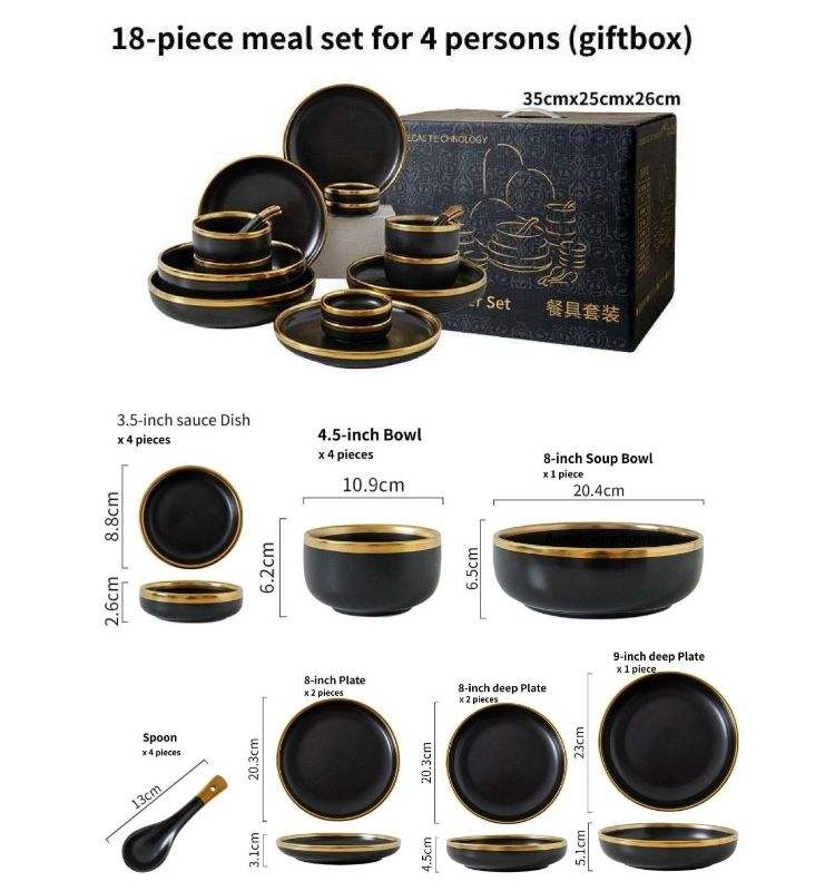 4-person meal set (18 pieces)