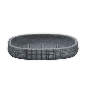 MSV จานสบู่โพลีเรซิน นอร์เดน สีเทาเข้ม - Product Image 2