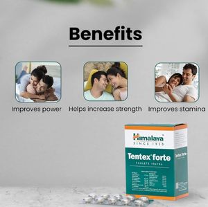 Himalaya แคปซูลสมุนไพรดูแลสุขภาพ tentex Forte เพิ่มความแข็งแรงช่วยเพิ่มพลังและความแข็งแกร่ง - Product Image 3