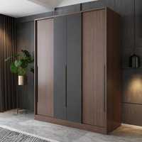 Usine directe personnalisé prêt à assembler panneau Mdf garde-robe conceptions meubles de chambre à coucher armoire murale ensemble armoire de couleur personnalisée