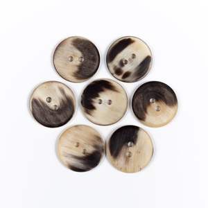 Authentic Handcrafted Natural Horn Buttons Eco-Friendly Polished Finish for High-End Menswear Womenswear Premium Couture Crafts - Product Image 5