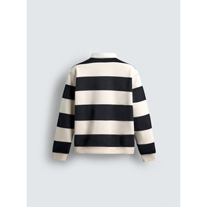 เสื้อผ้าสตรีทแวร์ผู้ชาย เสื้อโปโลปักลาย แขนยาว ผ้าเฟรนช์เทอร์รี่ คุณภาพสูง แบบลำลอง ขายส่ง - Product Image 2