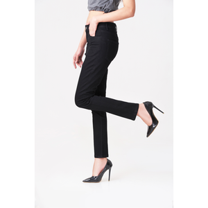 Walgo Jeans skinny noir pour femme - Product Image 3