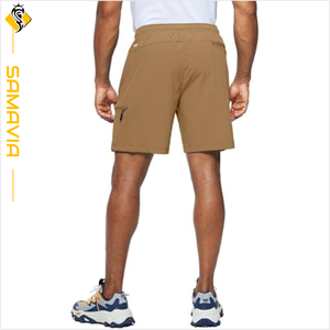 Bermuda personnalisé pour hommes, short de course respirant à séchage rapide, vêtements de sport d'entraînement avec poches - Product Image 3