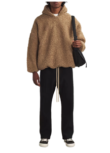 Sudadera CON CAPUCHA DE Sherpa de lana de gran tamaño Unisex, Sudadera con capucha de invierno esponjosa y cálida, prendas de vestir exteriores de felpa gruesa y acogedora - Product Image 2