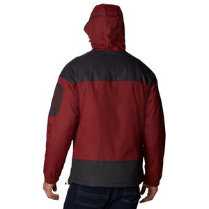 Chaqueta cortavientos de lona con cuello levantado y cremallera completa ligera para hombre, chaqueta de Golf con múltiples bolsillos personalizable de tela sostenible - Product Image 2