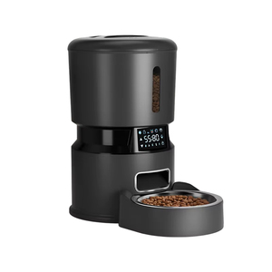 udex M68K 4.4L Automatic Waterproof Timed Auto Pet Feeder <b>USB</b> Charge Battery Voice Recorder Safety Button Cat Dog Food Dispenser - Product Image 2