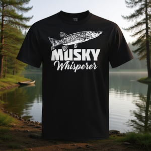 Musky Fishing Lure & Muskellunge T-<b>Shirt</b> for <b>Fish</b> Hunting for Outdoor Sports Enthusiasts - Product Image 3