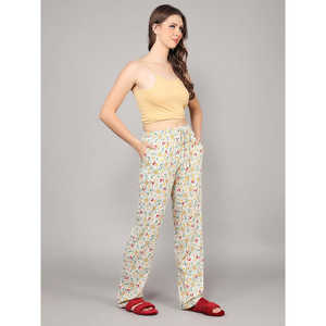 Pyjama en rayonne 100% ultra doux imprimé avec poches, tissu tissé, taille élastique, motif animal personnalisé pour familles, ODM pour printemps-automne - Product Image 4