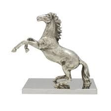 Centro de mesa de unicornio de plata alemán 2025 hecho a mano, decoración de mesa moderna, recuerdo de boda para celebraciones de cumpleaños, muebles para el hogar - Product Image 2