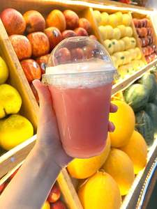 Factory U Shape Clear PP Plastic Beverage <b>Cups</b> 360ml 500ml 700ml Disposable <b>Cups</b> for <b>Cold</b> Drinks - Product Image 2