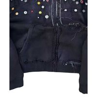 Pull à capuche décontracté oversize pour femme, le plus vendu, en coton 100% anti-boulochage, design tricoté, idéal pour l'hiver, couleur unie sur le devant