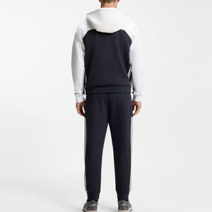 Ensemble de survêtement 2 pièces pour homme, personnalisable avec logo, uni, respirant, à manches longues, zippé, décontracté, tendance et abordable 2026 - Product Image 6