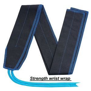 GAF Power-muñequera de algodón para levantamiento de pesas, correas de entrenamiento de gimnasio, envolturas de fuerza, algodón largo y ancho - Product Image 2