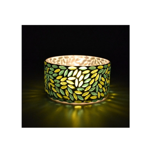 เชิงเทียนแก้วหลายสีสำหรับตกแต่งในร่มงานโมเสกโรแมนติกย้อนยุคออกแบบตามมาตรฐาน - Product Image 4