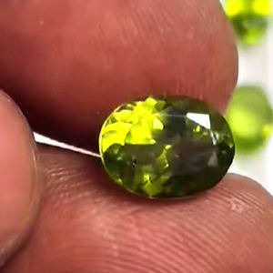 82 piezas de peridoto natural 8mm a 11mm Oval redondo Trillón Faceta 175 Ct Lote Iroc Ventas Crisolito Corte de piedras preciosas sueltas de alta calidad - Product Image 6