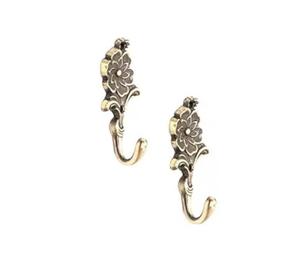 Crochet mural indien fait à la main en laiton fantaisie pour cadre photo crochets dans le mur Meilleur prix de vente Crochet mural en métal plaqué laiton - Product Image 5