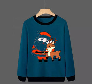 Suéteres Navideños Feos con Estampado Digital 3D Personalizados Unisex, Sudadera de Manga Larga para Mujer, Dropshipping, MOQ Bajo, Tejido de Punto, ODM - Product Image 6