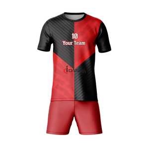 Uniforme de Fútbol Personalizado de Alta Calidad con Logotipo, Nuevo Estilo, Conjunto de Camiseta de Entrenamiento para Adultos, 100% Poliéster, Secado Rápido, Transpirable, Venta al Por Mayor - Product Image 1
